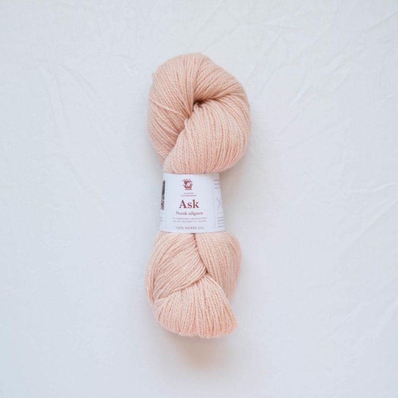 ASK 2TR. ULLGARN F.6117 blek fersken