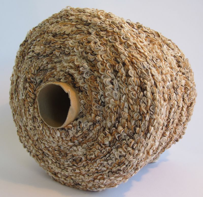 LØKKEGARN BRUN/ LYSBRUN/BEIGE melert