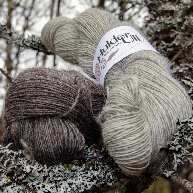 Main Image 1-trådsgarn lys grå