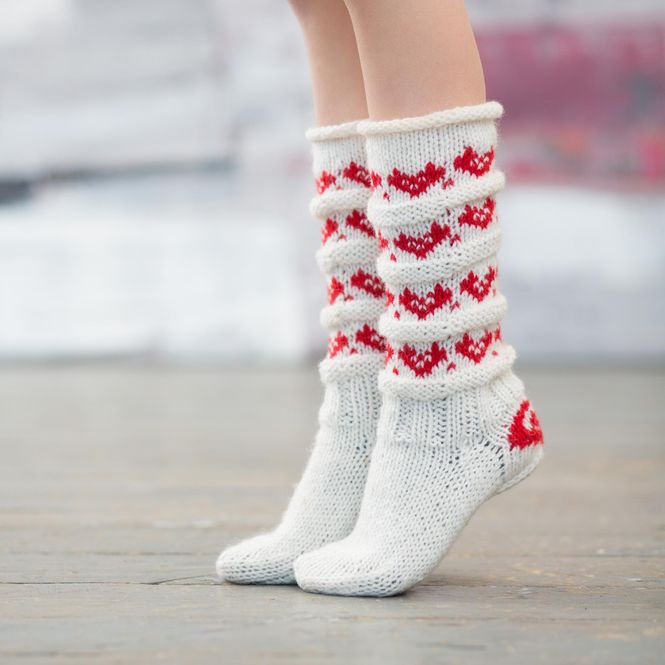 Hovedbilde Julesokker  hvite