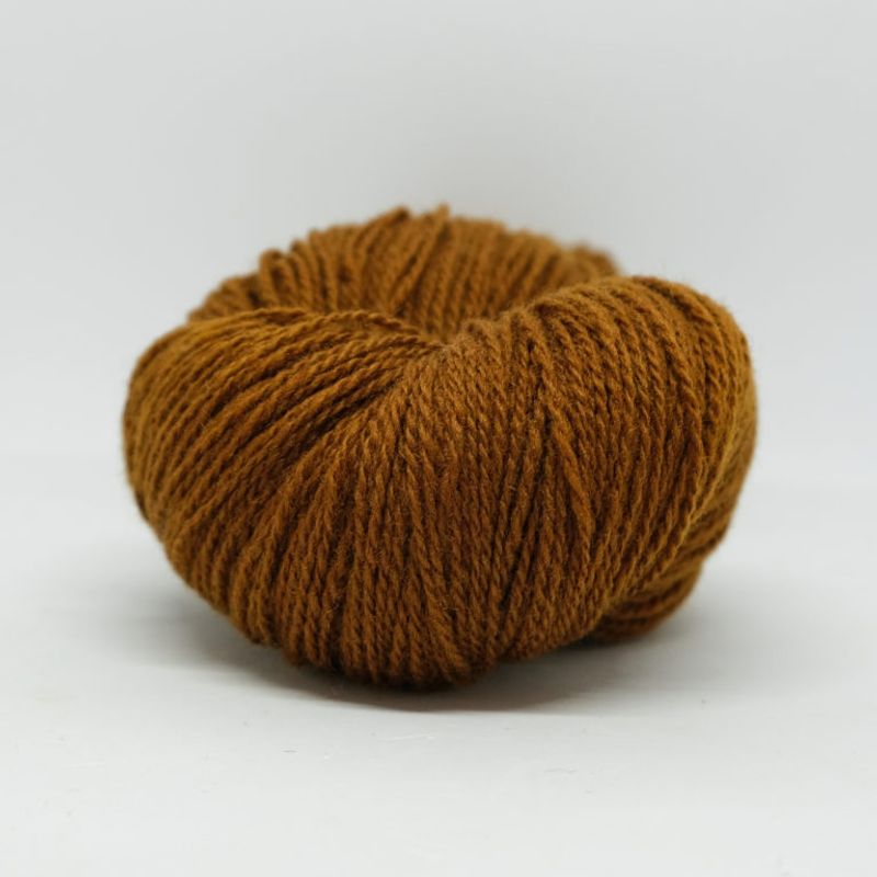 Vilje lamullgarn, okerbrun F.440