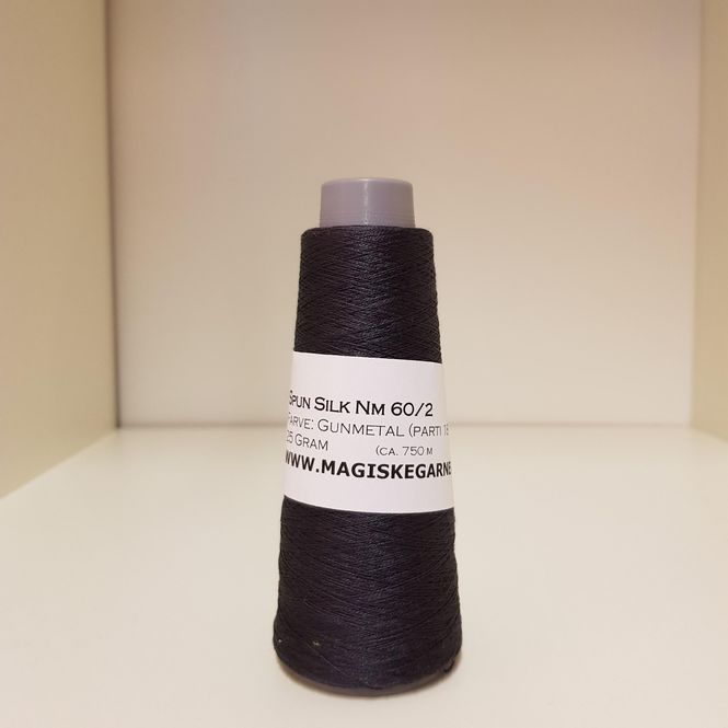 Hovedbilde Spun silk Nm 60/2 Gunmetal