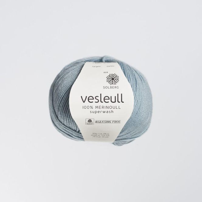 Hovedbilde Vesleull Lys petrol