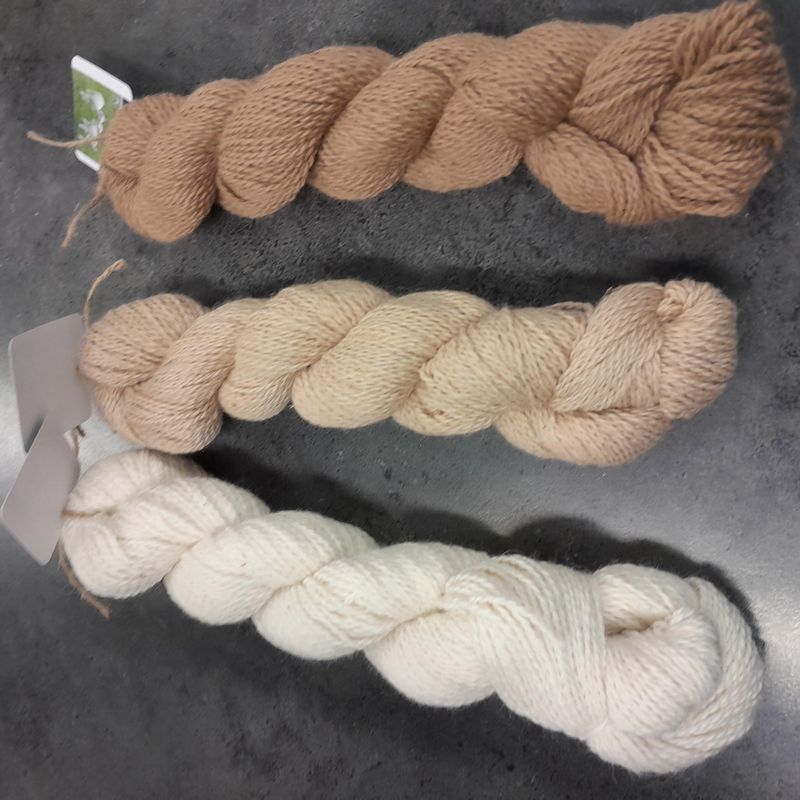 Alpakkagarn Lys brun 100g